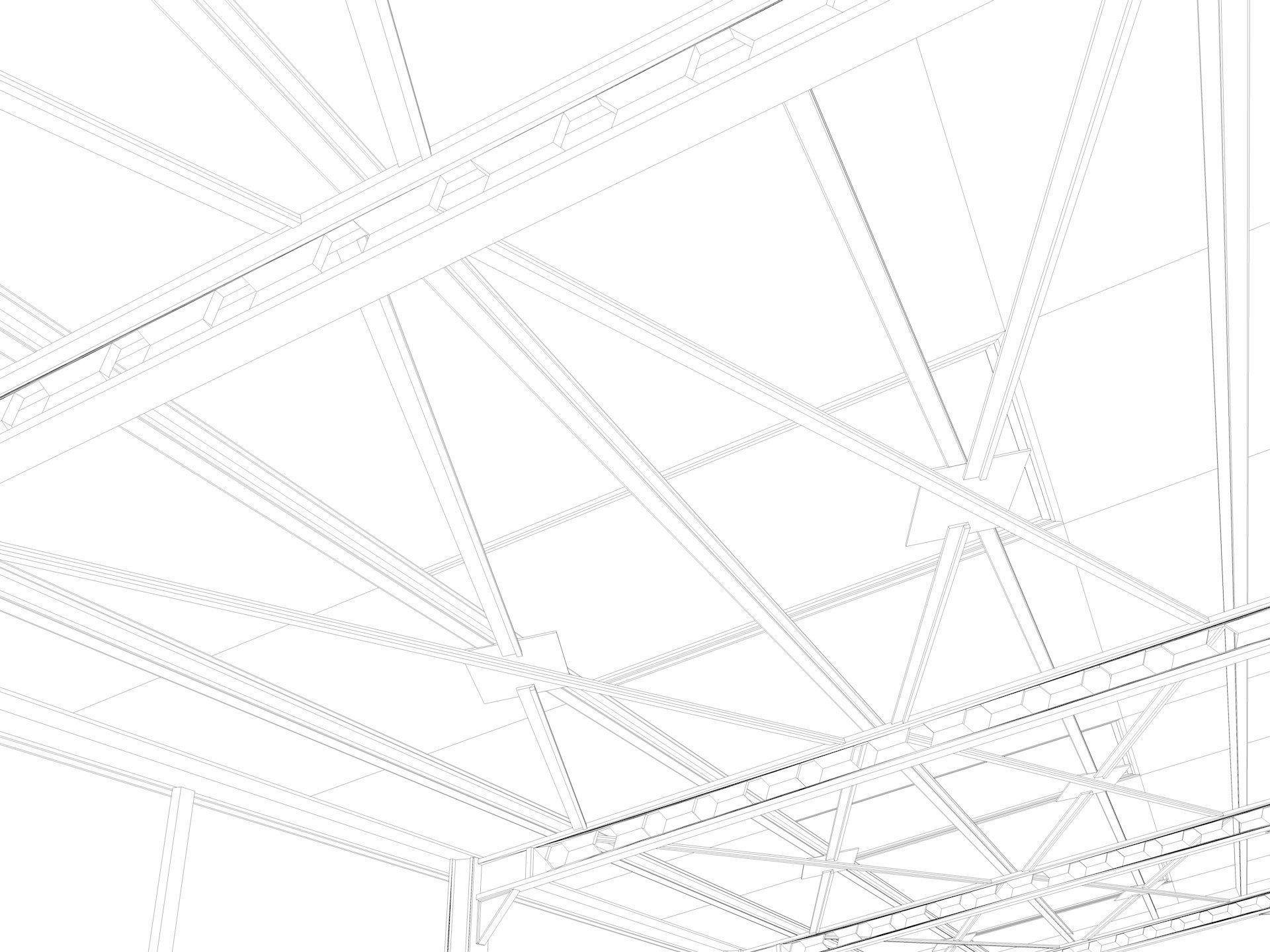 Warehouse 2 Low-poly 3D model_18