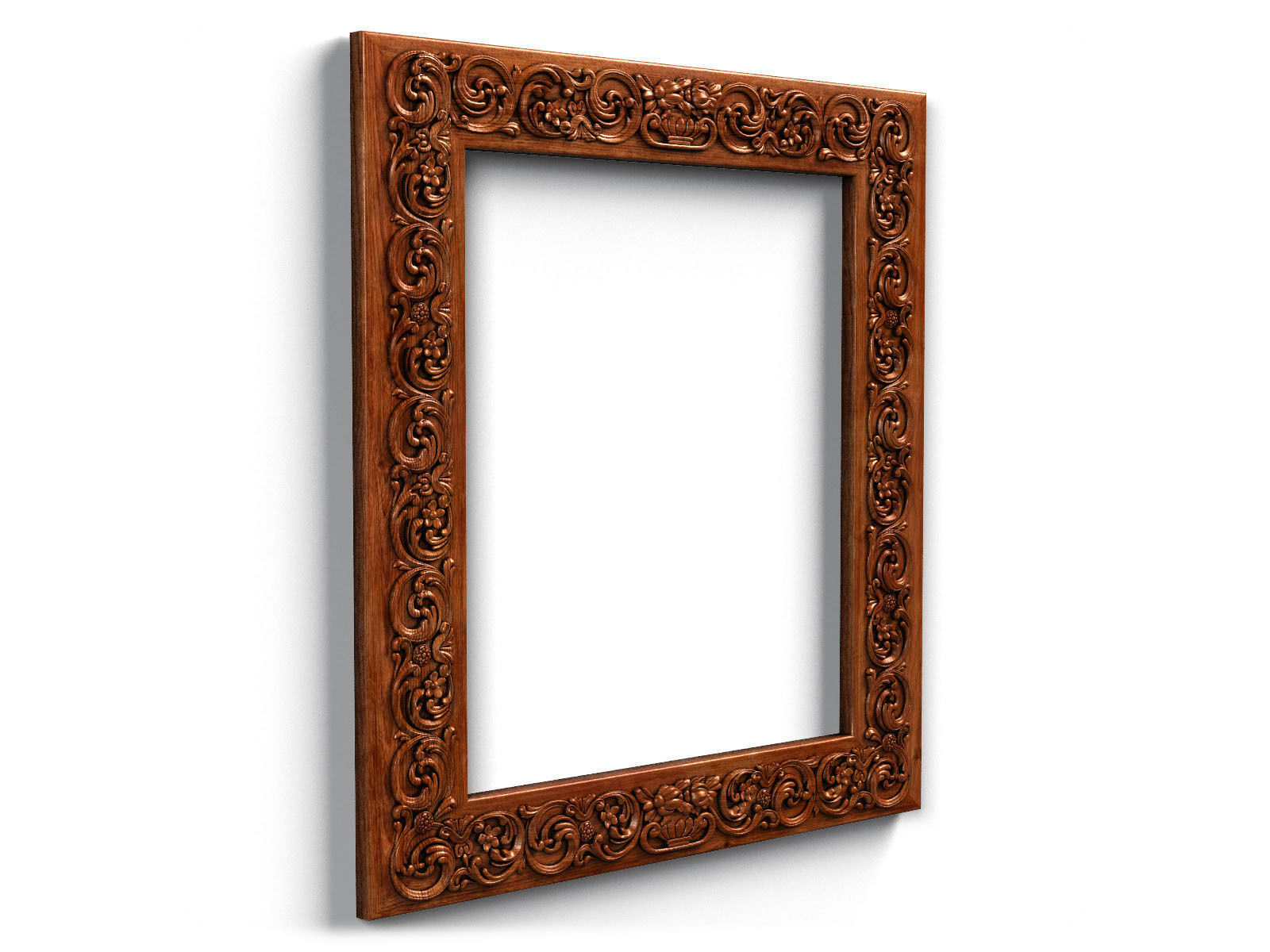 Frame0003 ornate frame 3D model_4