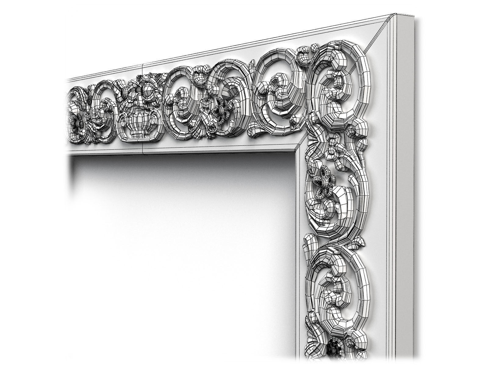 Frame0003 ornate frame 3D model_8