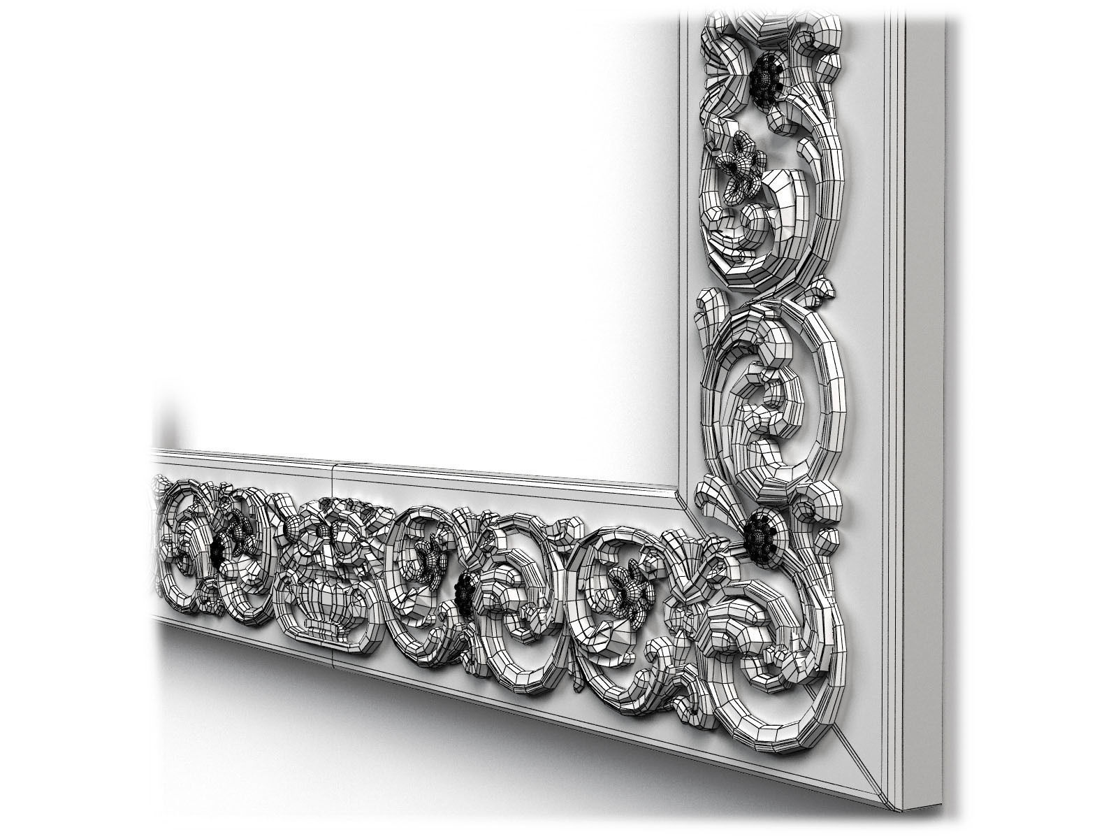 Frame0003 ornate frame 3D model_14