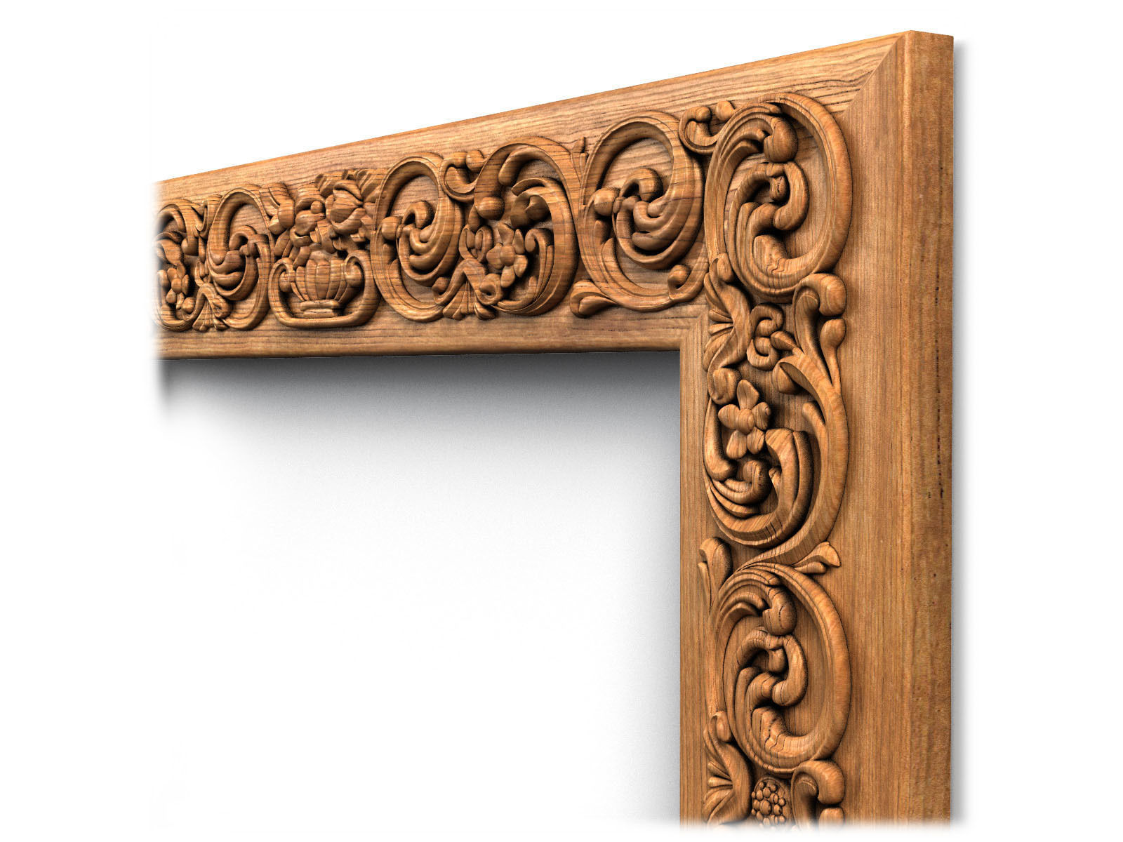 Frame0003 ornate frame 3D model_7