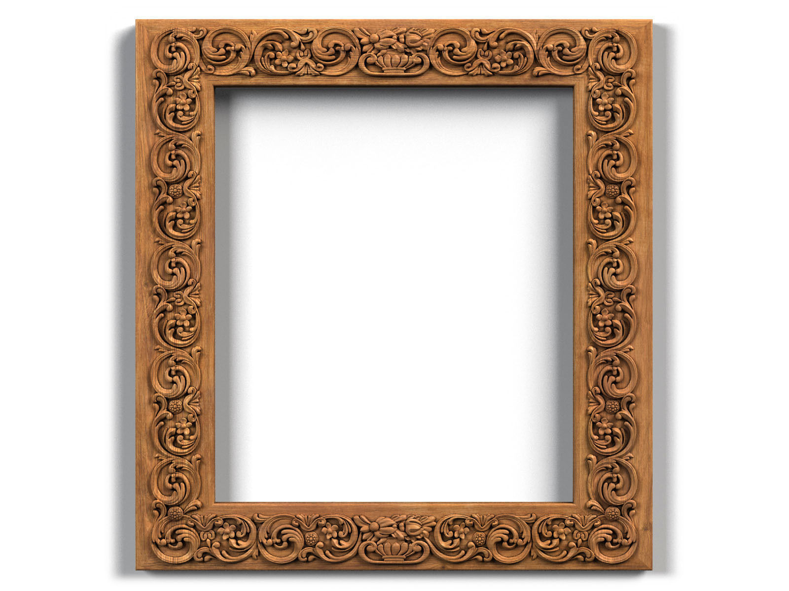 Frame0003 ornate frame 3D model_2