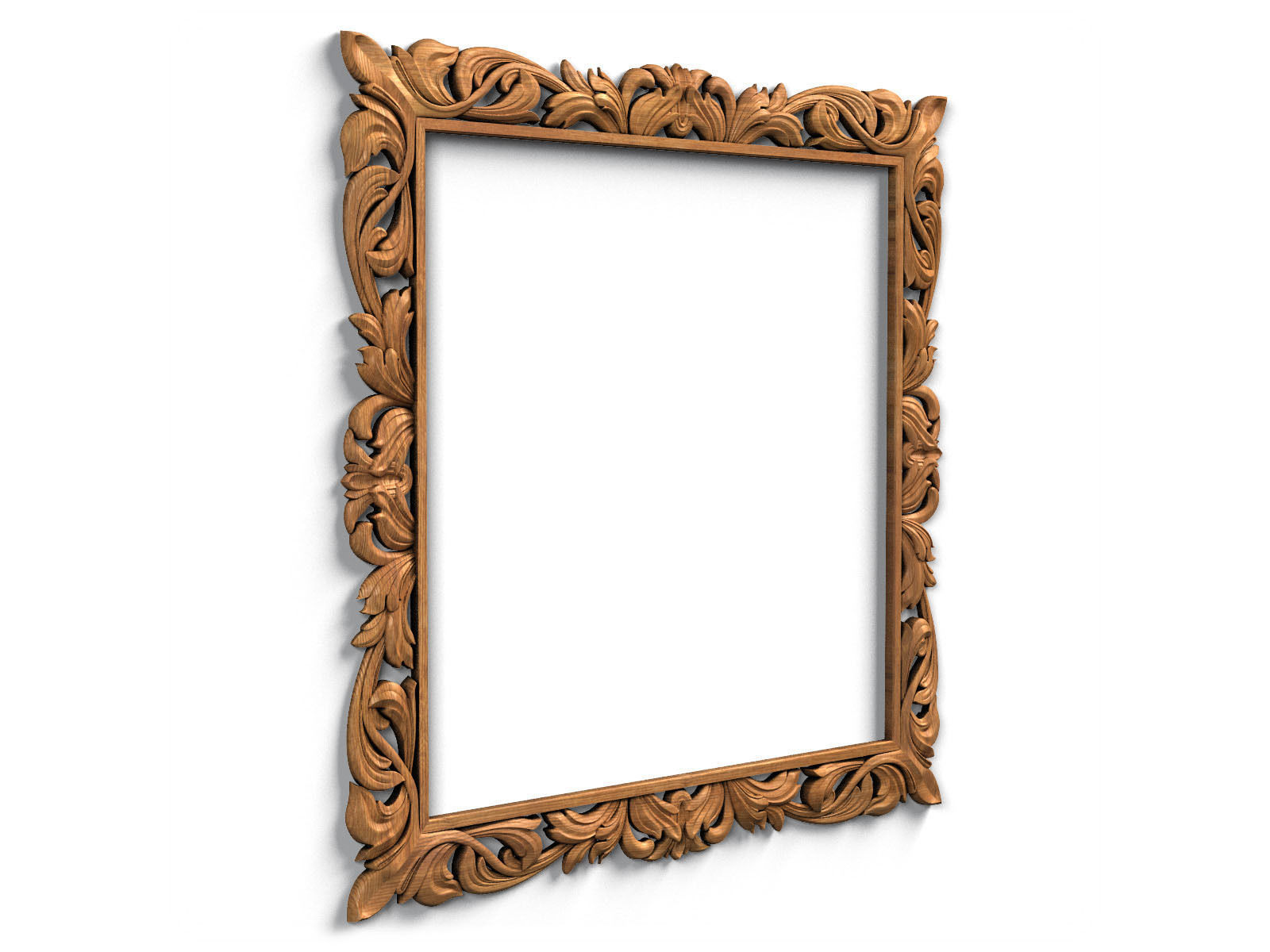 Frame0006 ornate frame 3D model CGTrader
