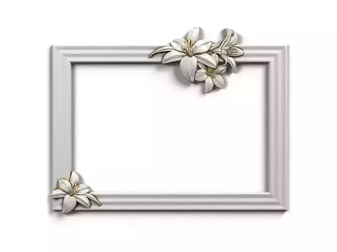 Frame0007 frame with flowers