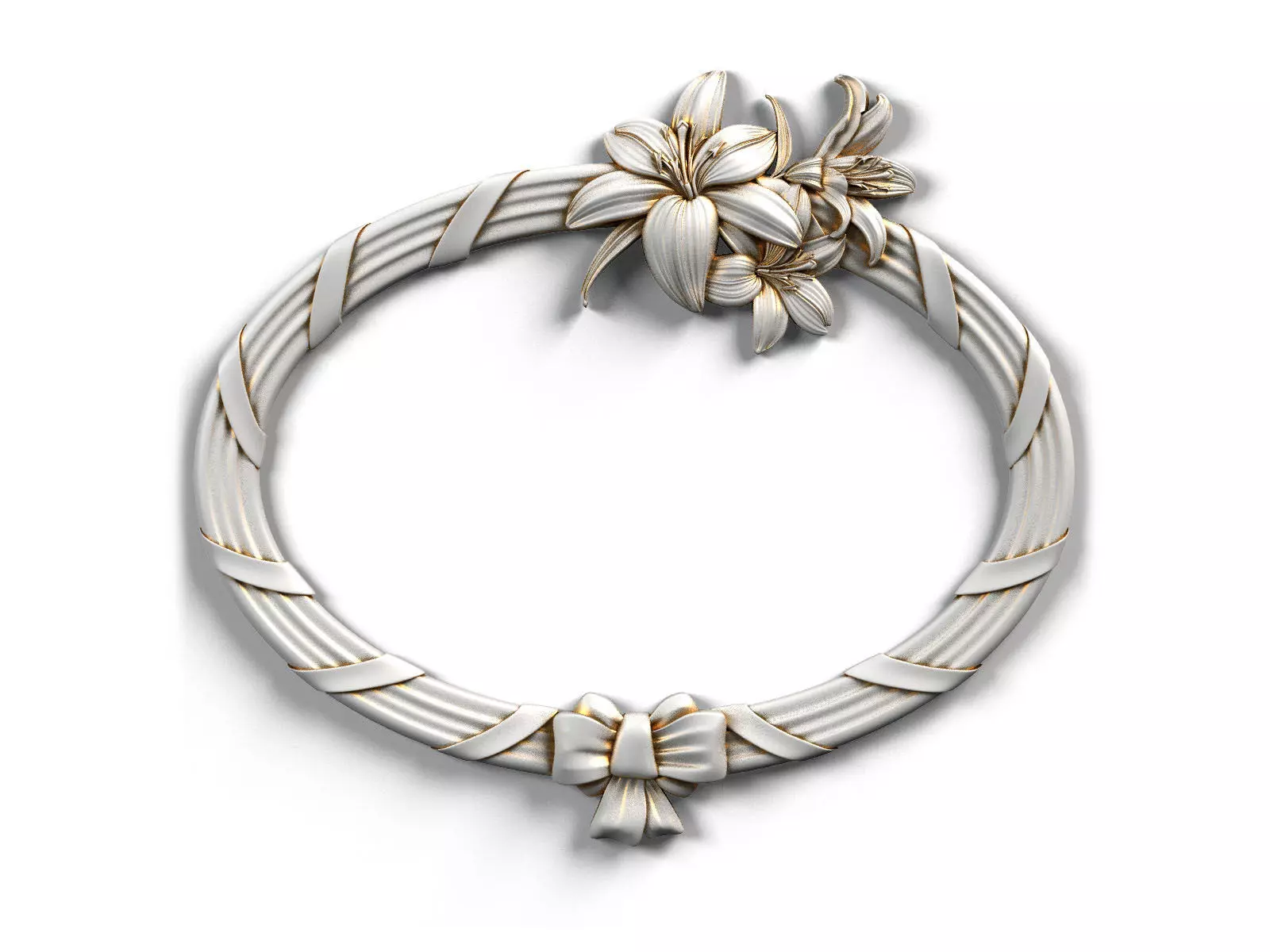 Frame0008 lily of valley necklace 3D model