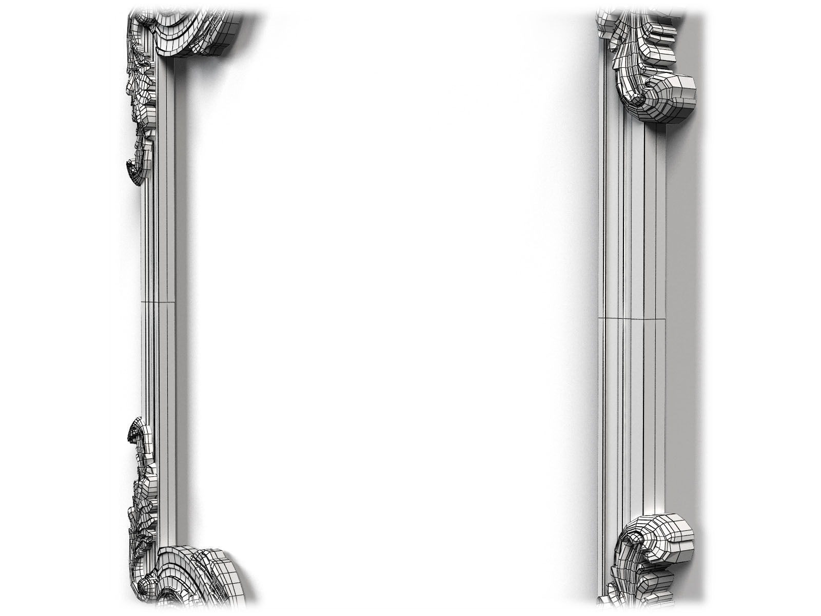 Frame0013 ornate frame 3D model_11