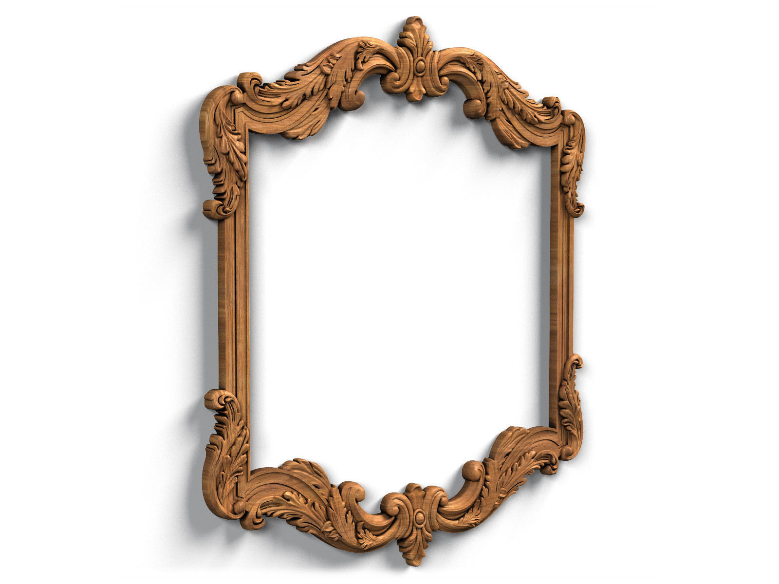 Frame0013 ornate frame 3D model_5