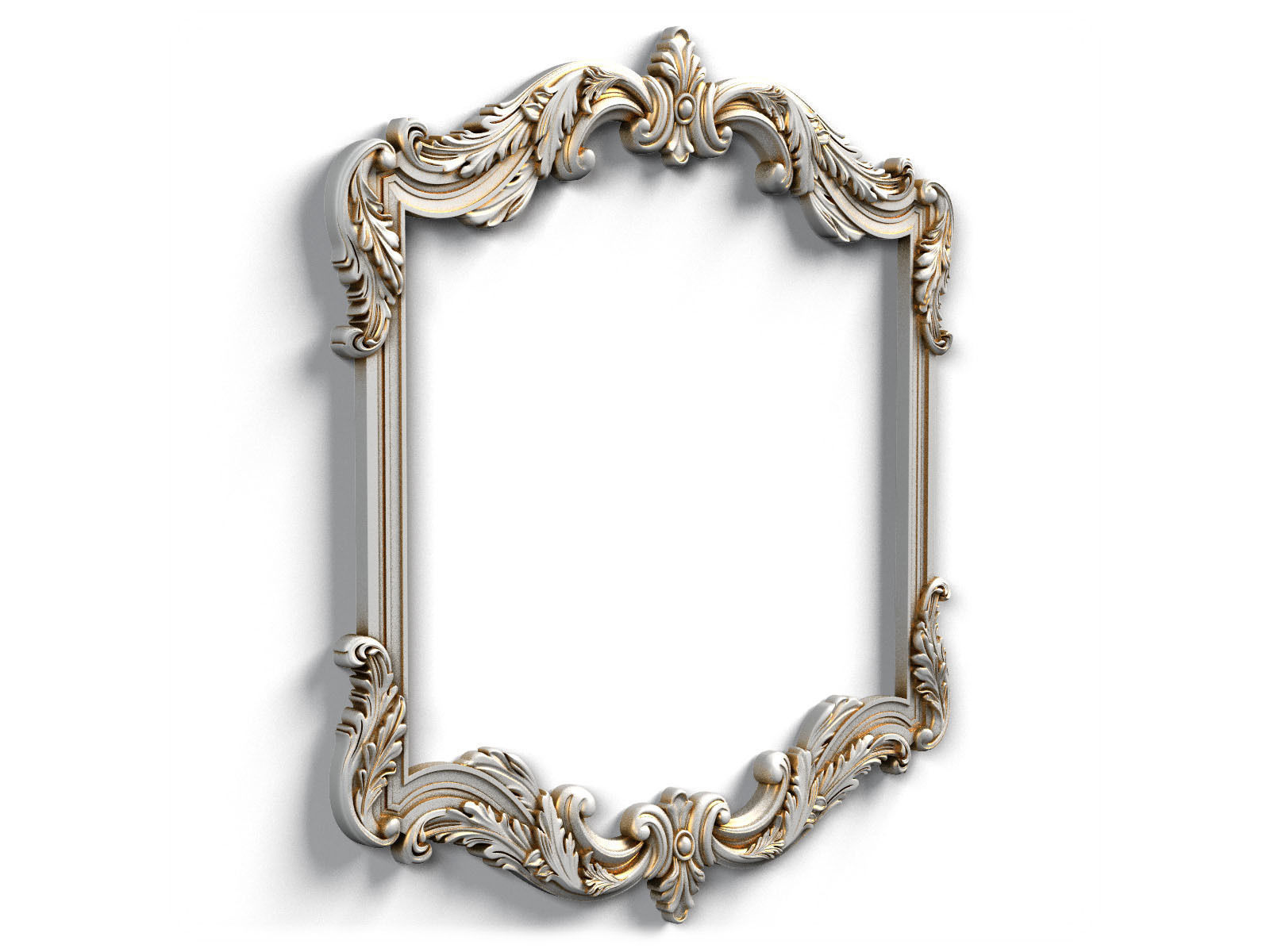 Frame0013 ornate frame 3D model_3