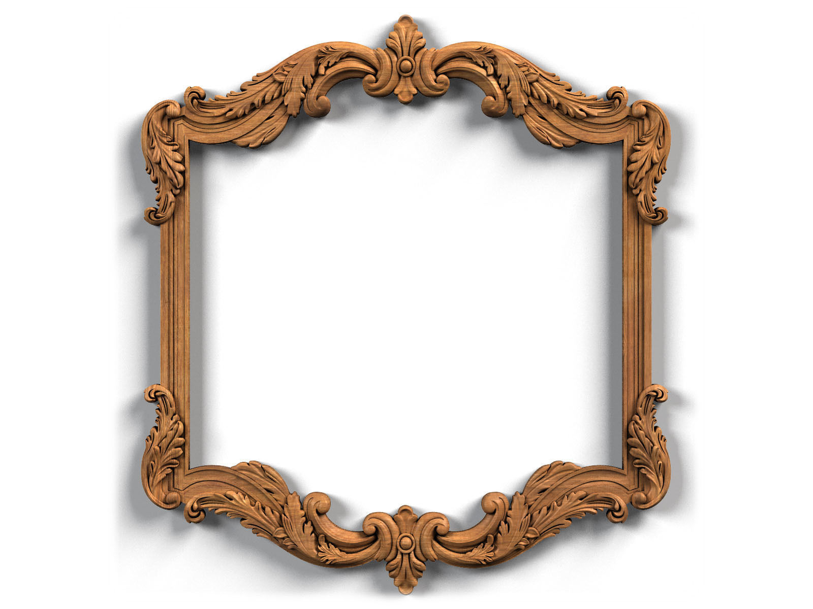 Frame0013 ornate frame 3D model_2