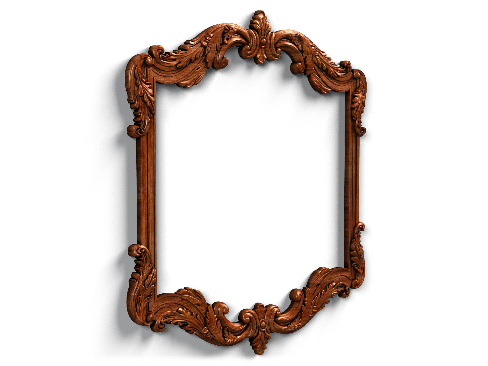 Frame0013 ornate frame 3D model_4