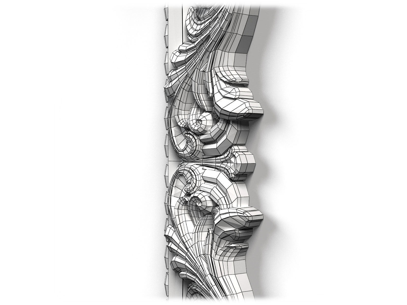 Frame0014 ornate frame 3D model_11