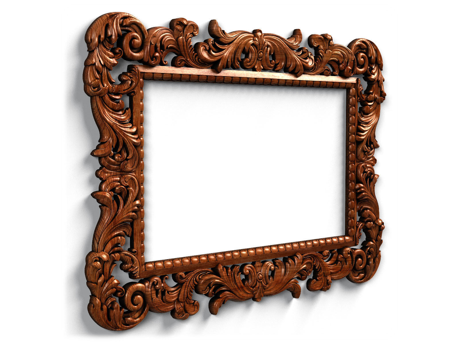 Frame0014 ornate frame 3D model_4