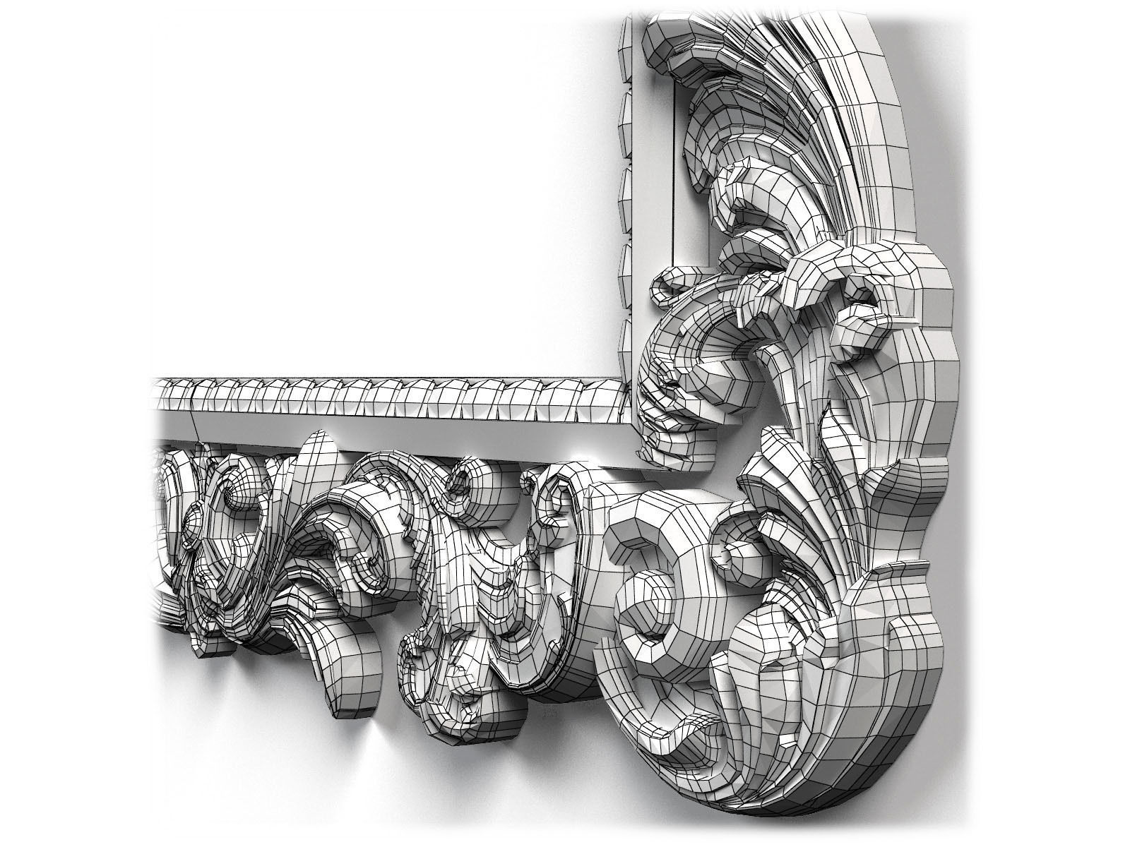 Frame0014 ornate frame 3D model_14
