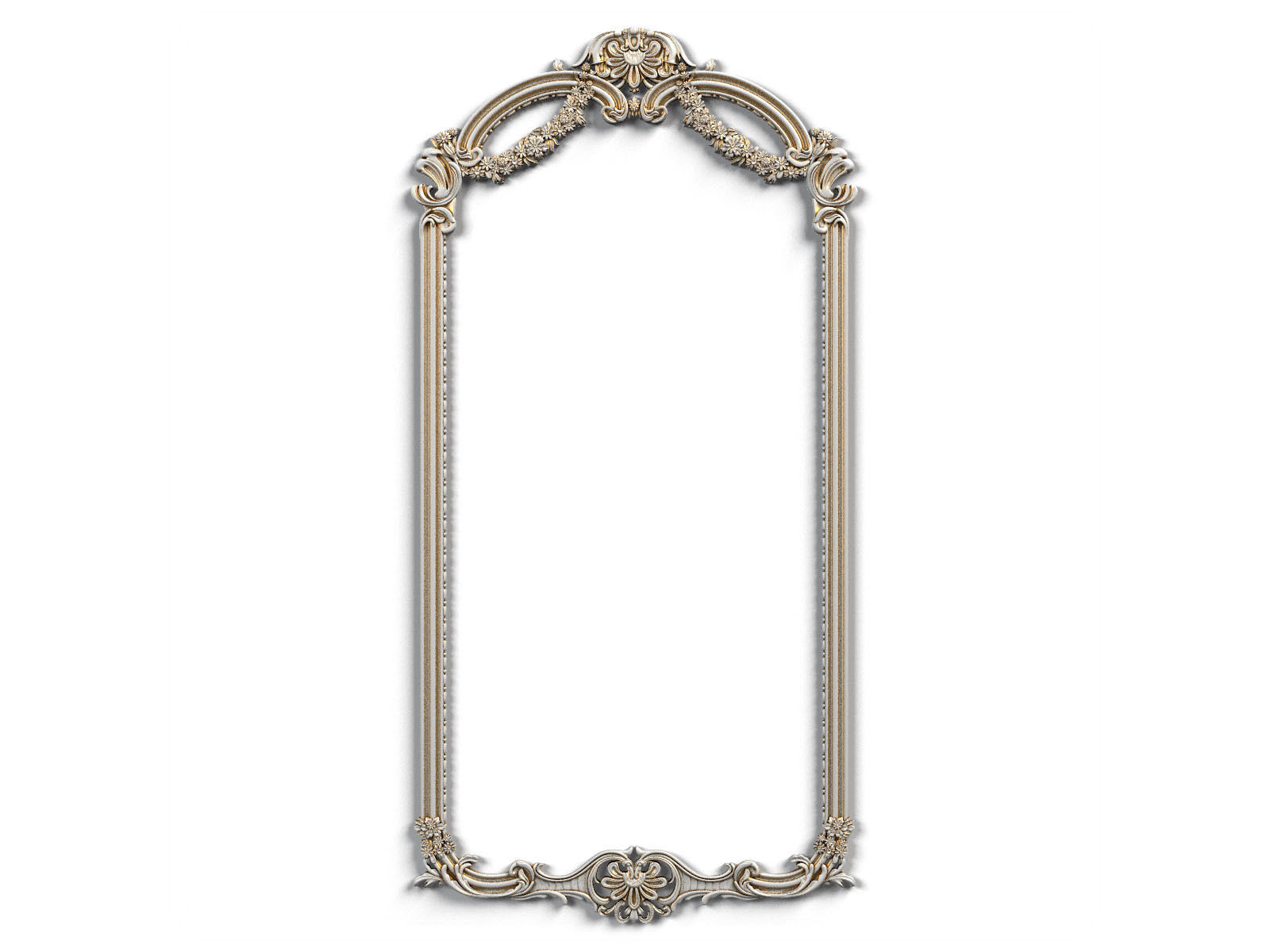 Frame0015 ornate frame 3D model CGTrader