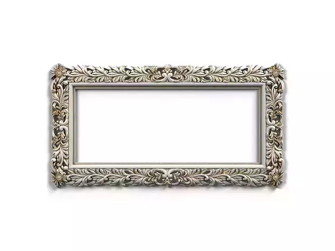 Frame0019 ornate frame 3D model