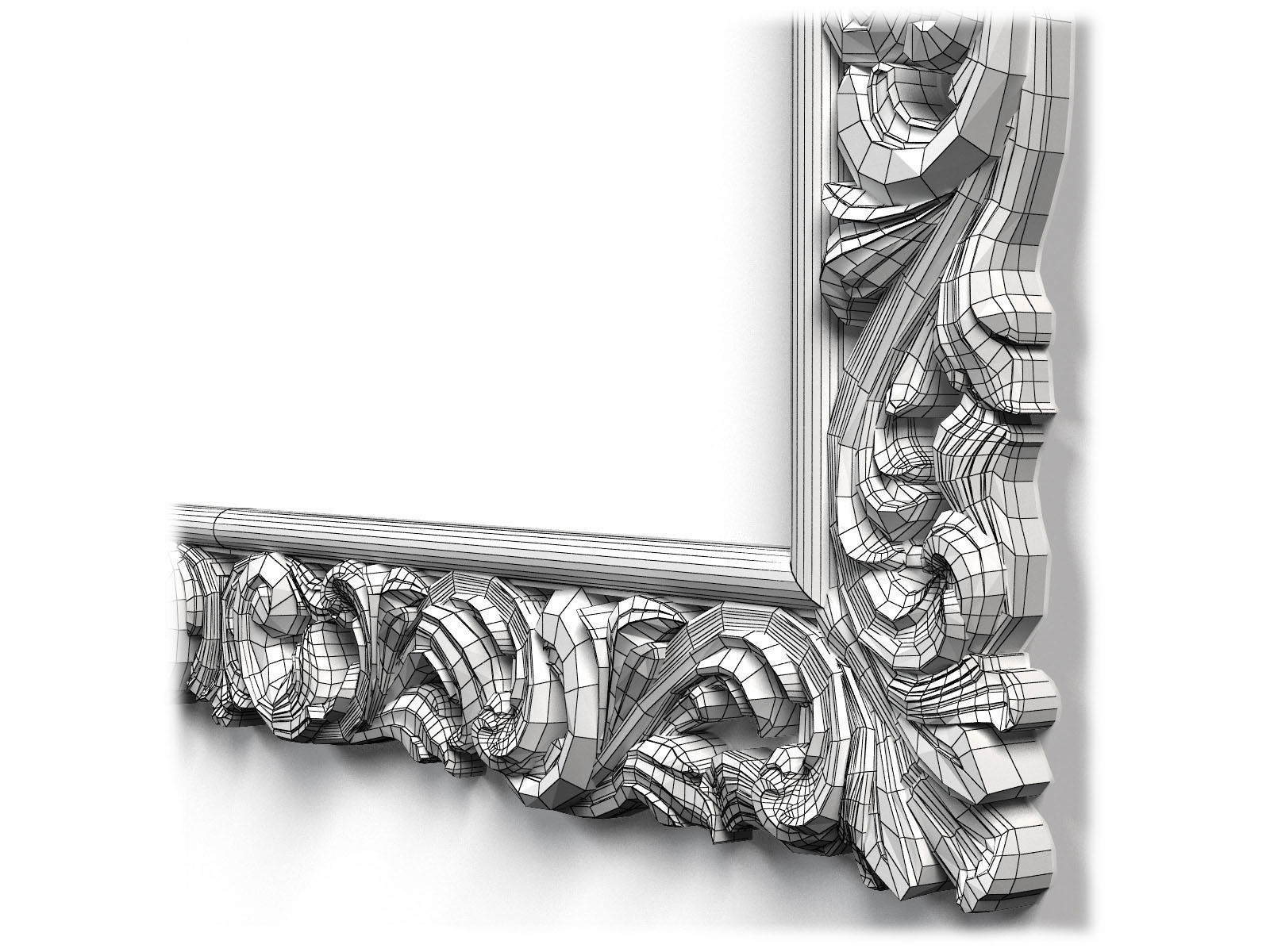 Frame0023 ornate frame 3D model_14