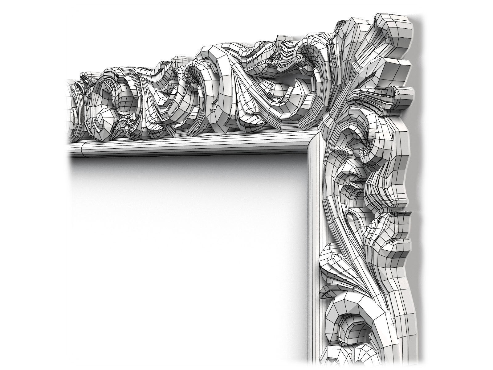 Frame0023 ornate frame 3D model_8