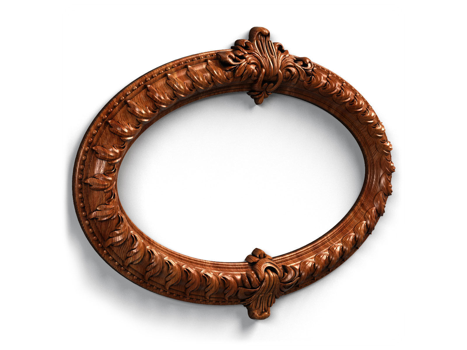 Frame0026 ornate frame 3D model_4