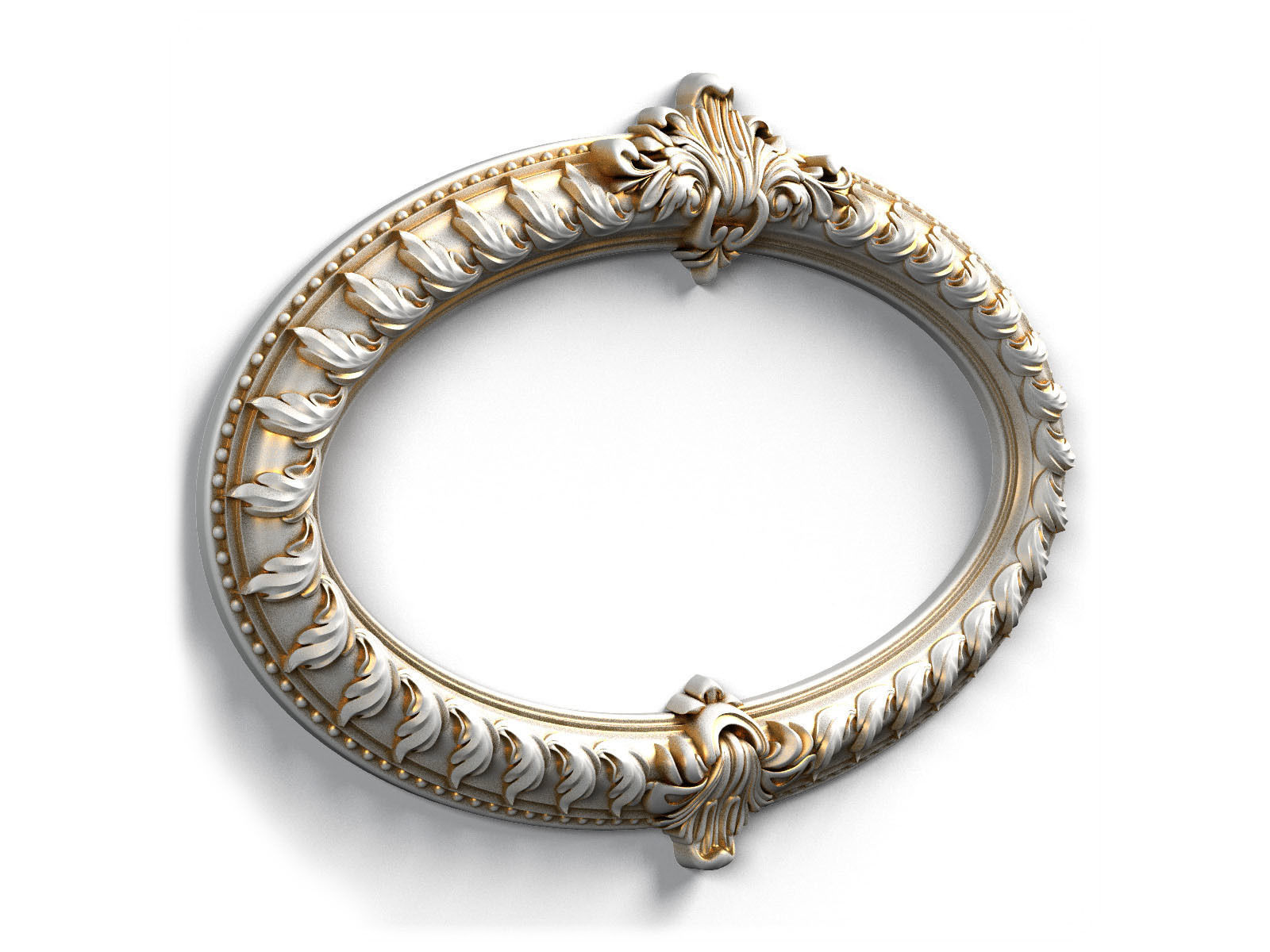 Frame0026 ornate frame 3D model_3