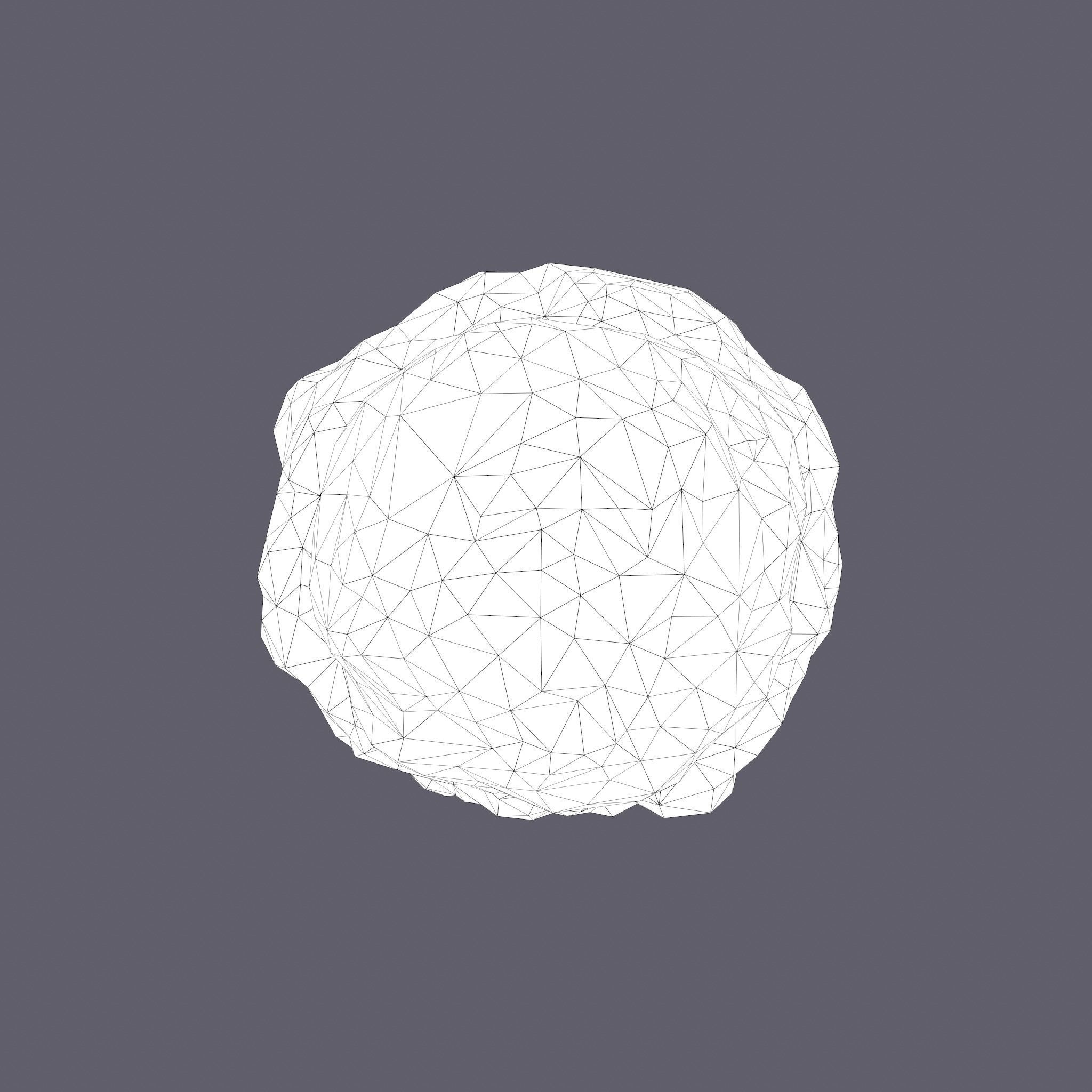 Ice Cream Cone Low-poly 3D model_49