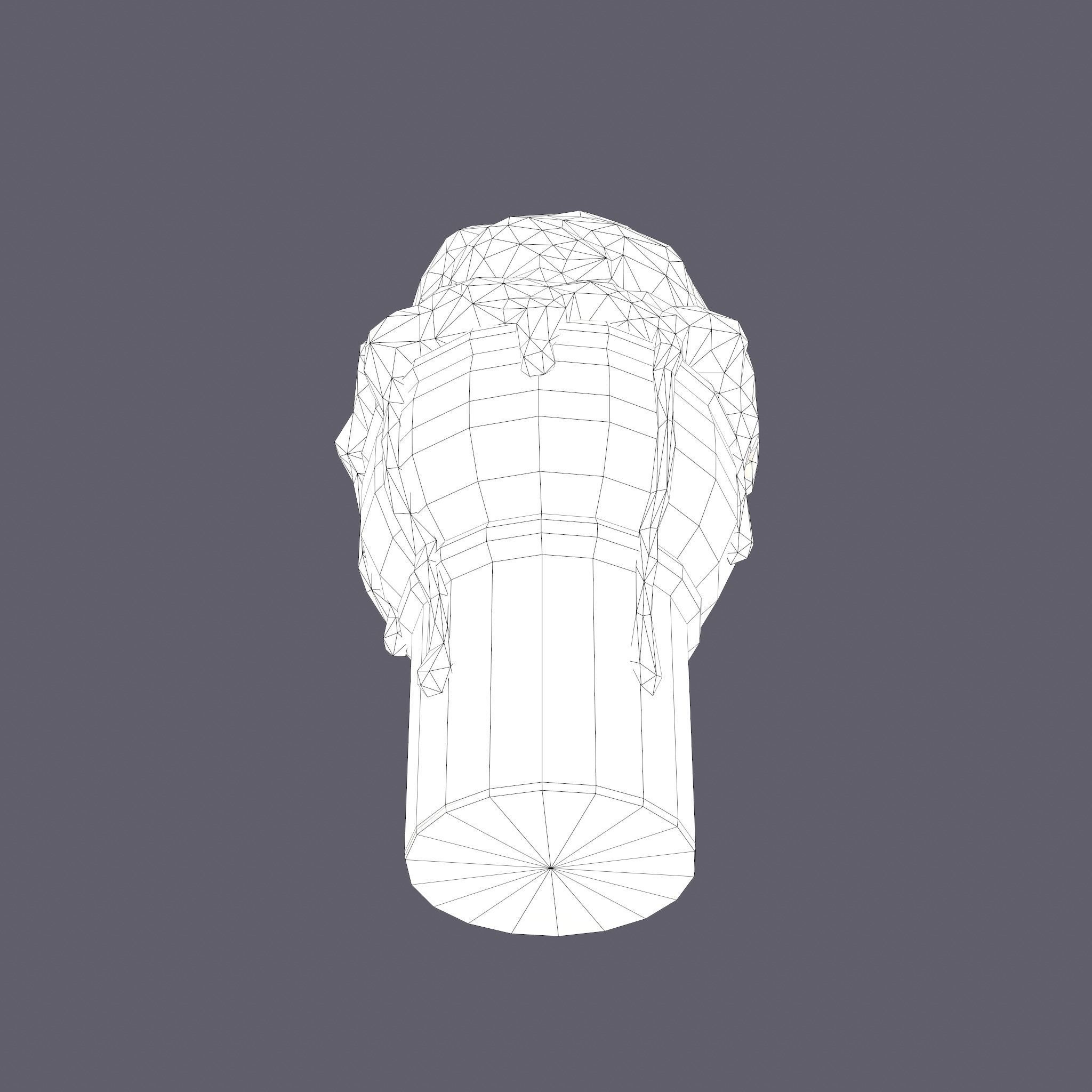 Ice Cream Cone Low-poly 3D model_50