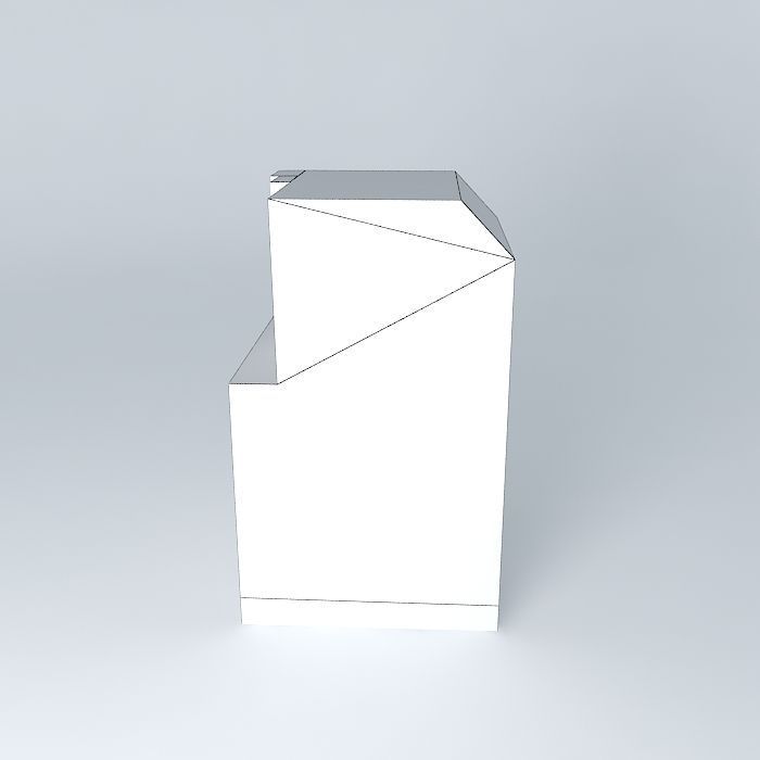 Comfort building Free 3D model_4