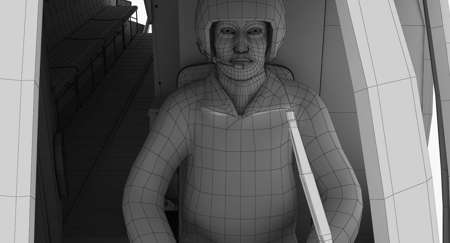 Mi-8MTV Russian Emercom Animated Low-poly 3D model_68