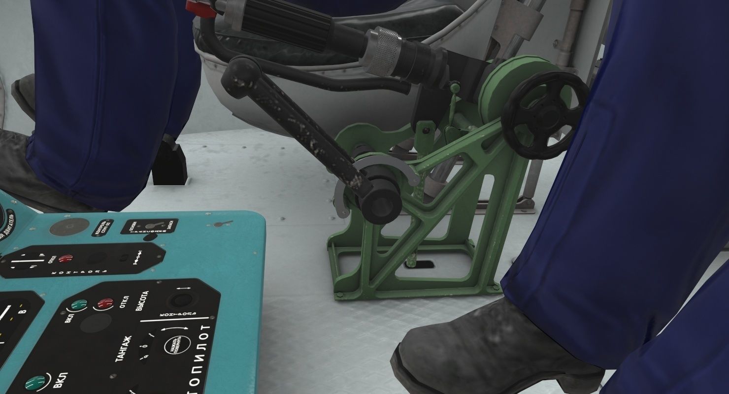 Mi-8MTV Russian Emercom Animated Low-poly 3D model_36