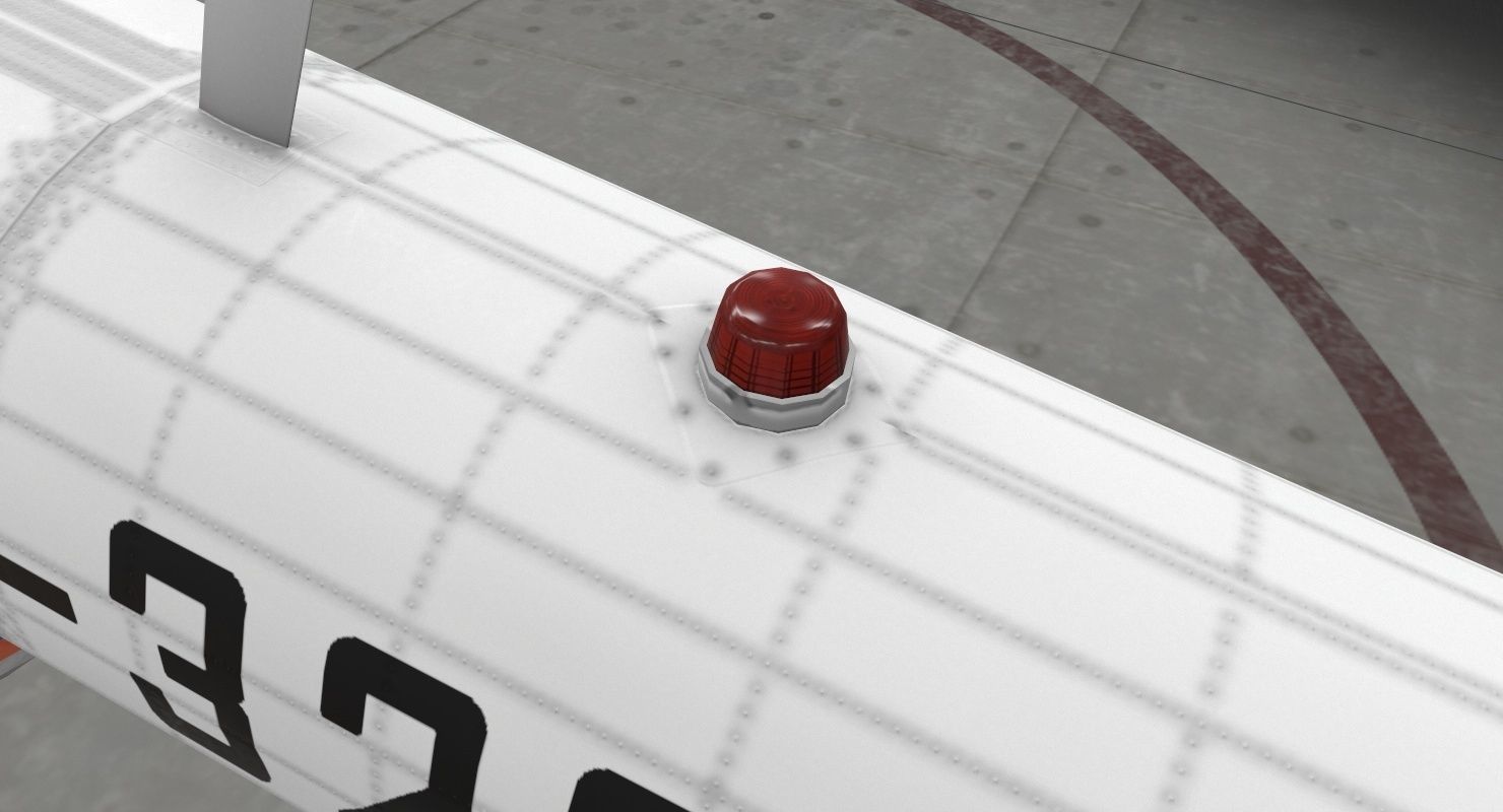 Mi-8MTV Russian Emercom Animated Low-poly 3D model_27