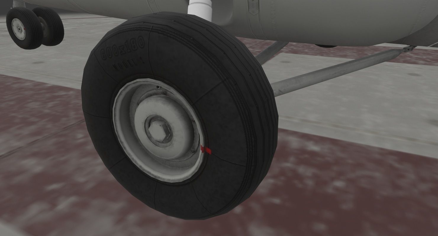 Mi-8MTV Russian Emercom Animated Low-poly 3D model_25