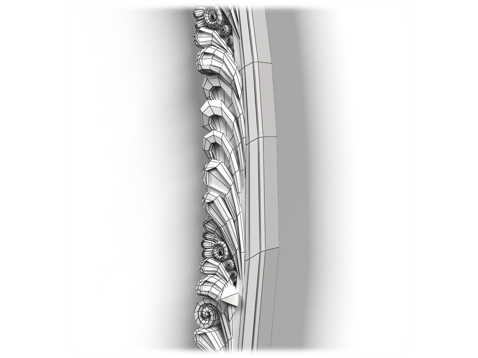 Frame0035 silver ornate frame 3D model_11