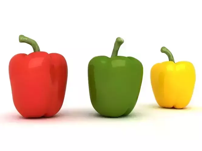 Bell pepper three peppers