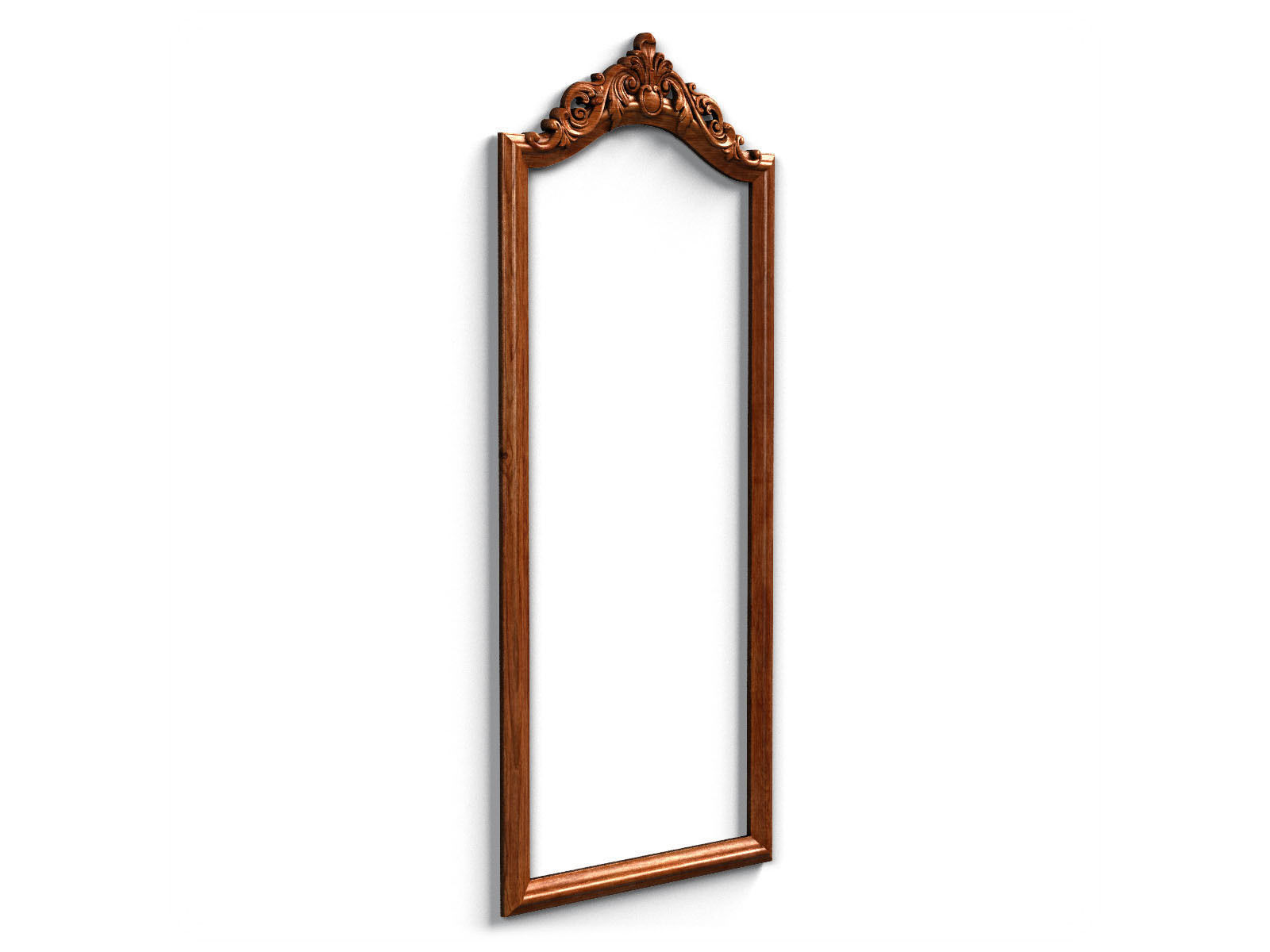 Frame0055 ornate mirror hanging on wall 3D model_4