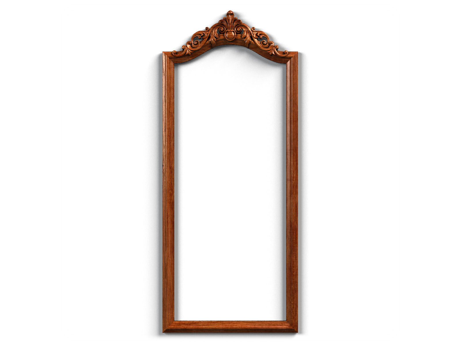 Frame0055 ornate mirror hanging on wall 3D model_1