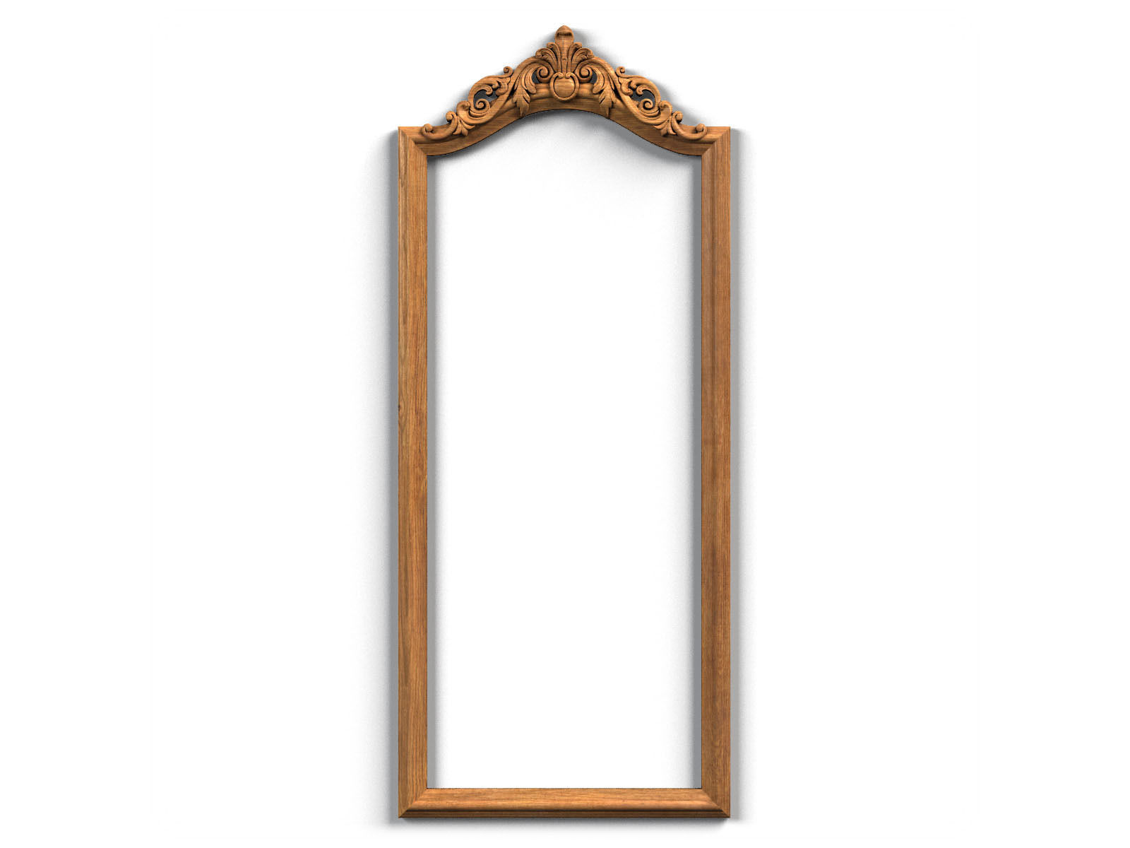 Frame0055 ornate mirror hanging on wall 3D model_2