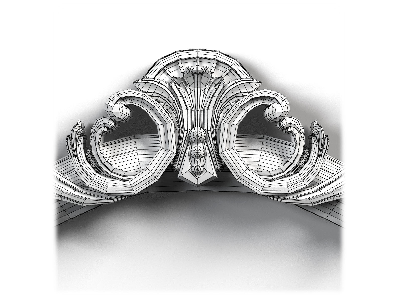 Frame0061 ornate frame 3D model_8