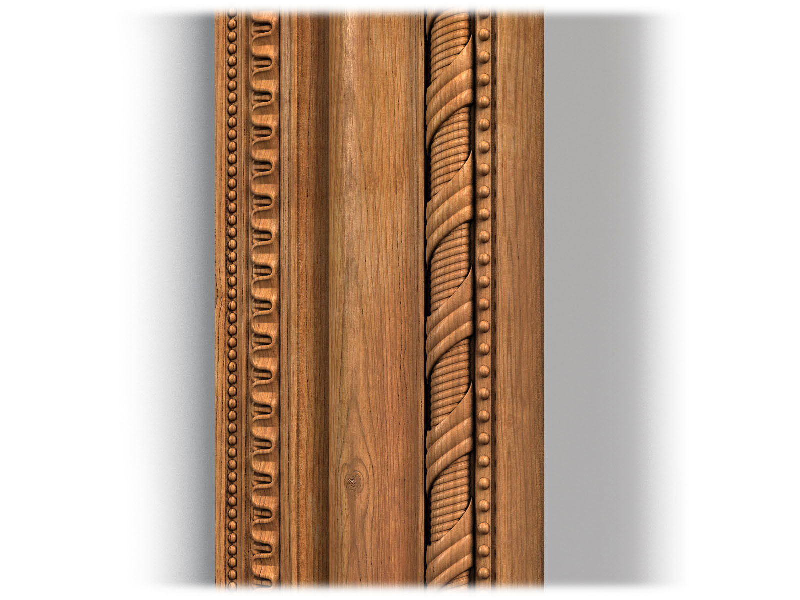 Frame0063 ornate wooden frame 3D model_10