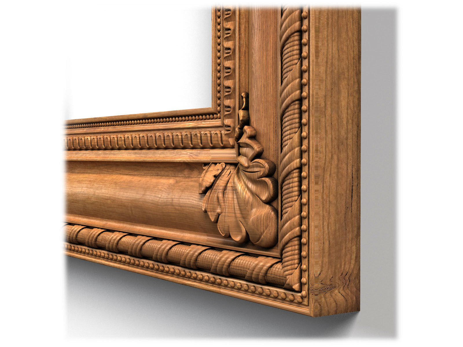 Frame0063 ornate wooden frame 3D model_13