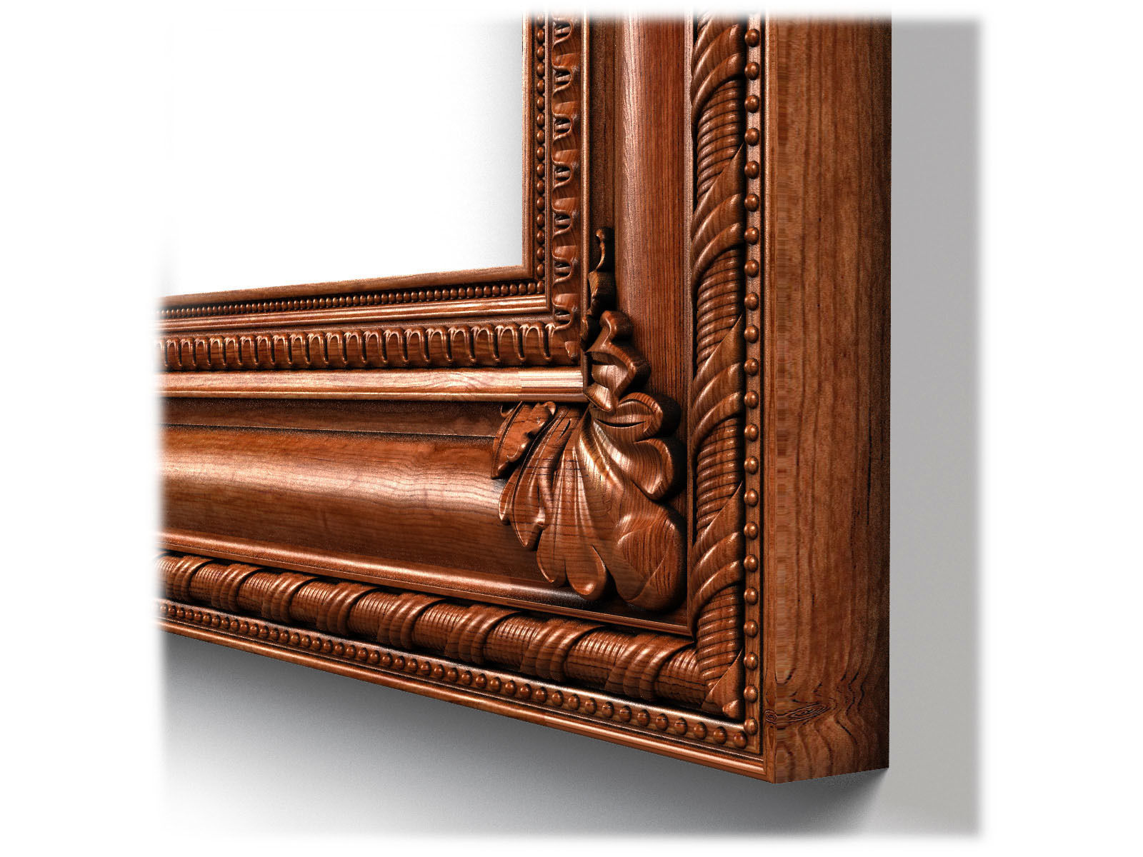 Frame0063 ornate wooden frame 3D model_12