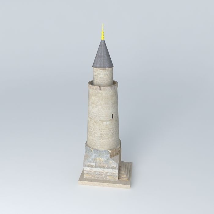 Smaller Minaret Free 3D model_2