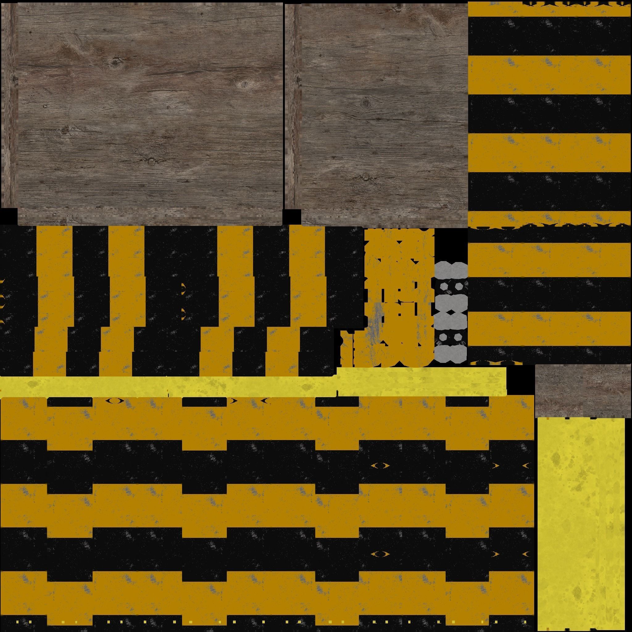 Industrial shelfs - PBR Low-poly 3D model_9