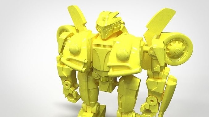 Bumblebee action figure 3D print model