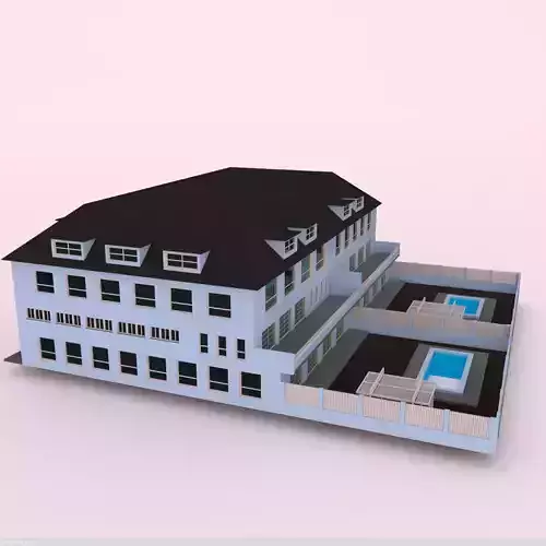 Suburban House 1 3D model