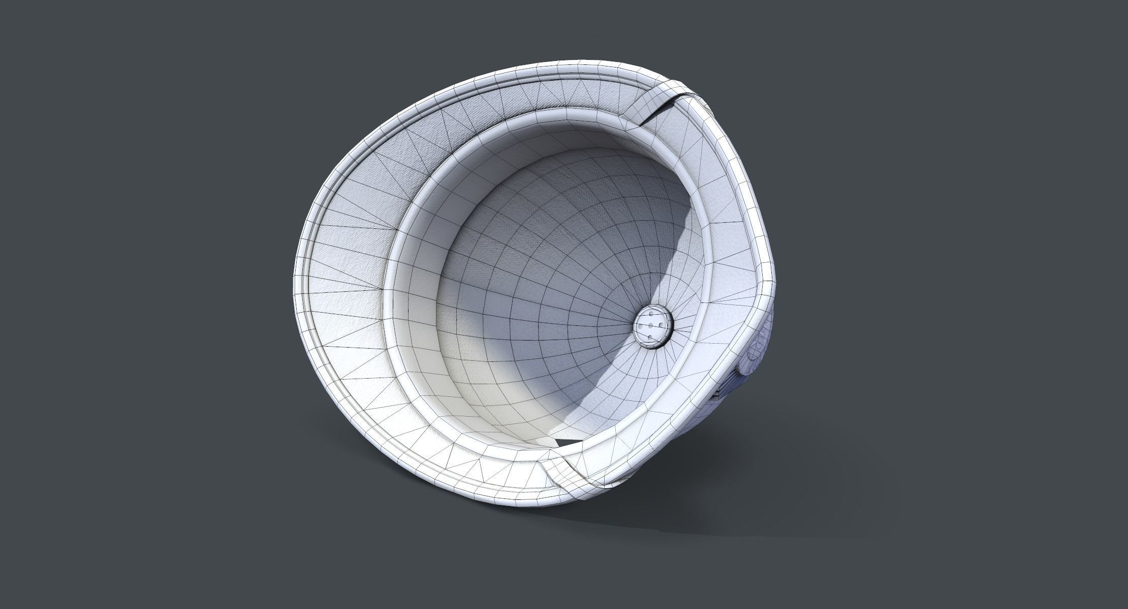 Bobby Helmet lowpoly Low-poly 3D model_5