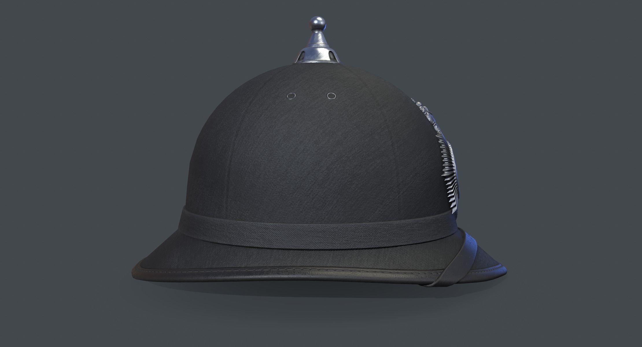 Bobby Helmet lowpoly Low-poly 3D model_3