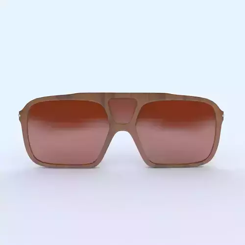 Sun Glass with Brown Frame