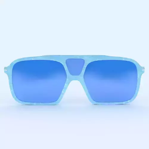 Sun Glass with Blue Frame