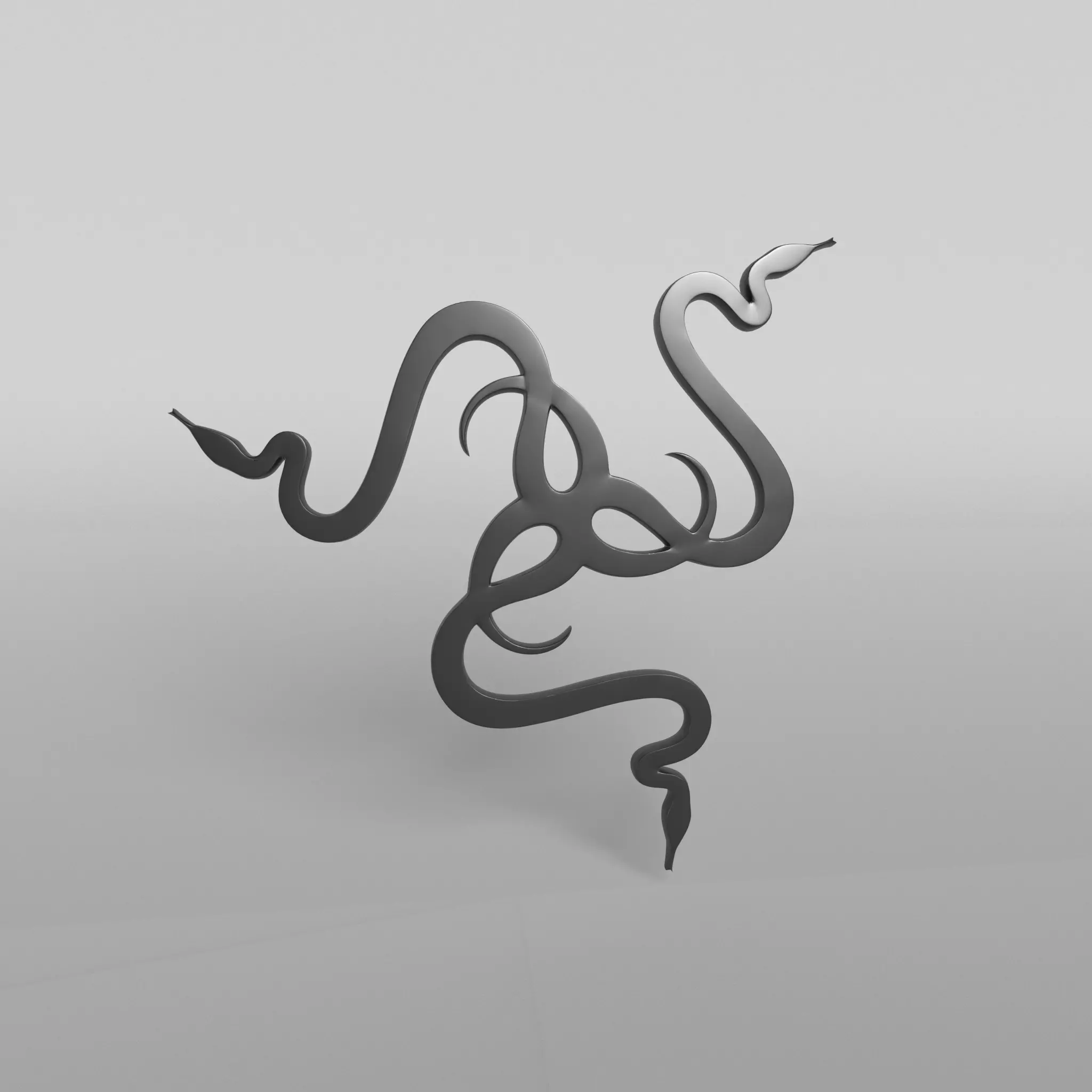 Razer Logo v2 002 Free low-poly 3D model_0