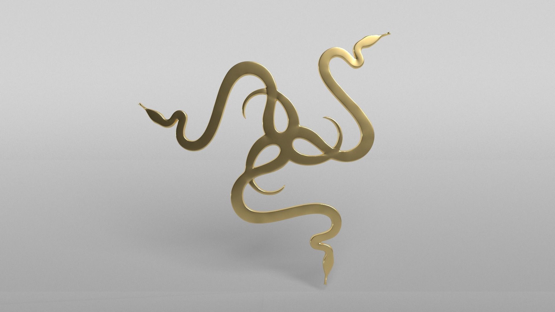 Razer Logo v2 003 Free low-poly 3D model_1