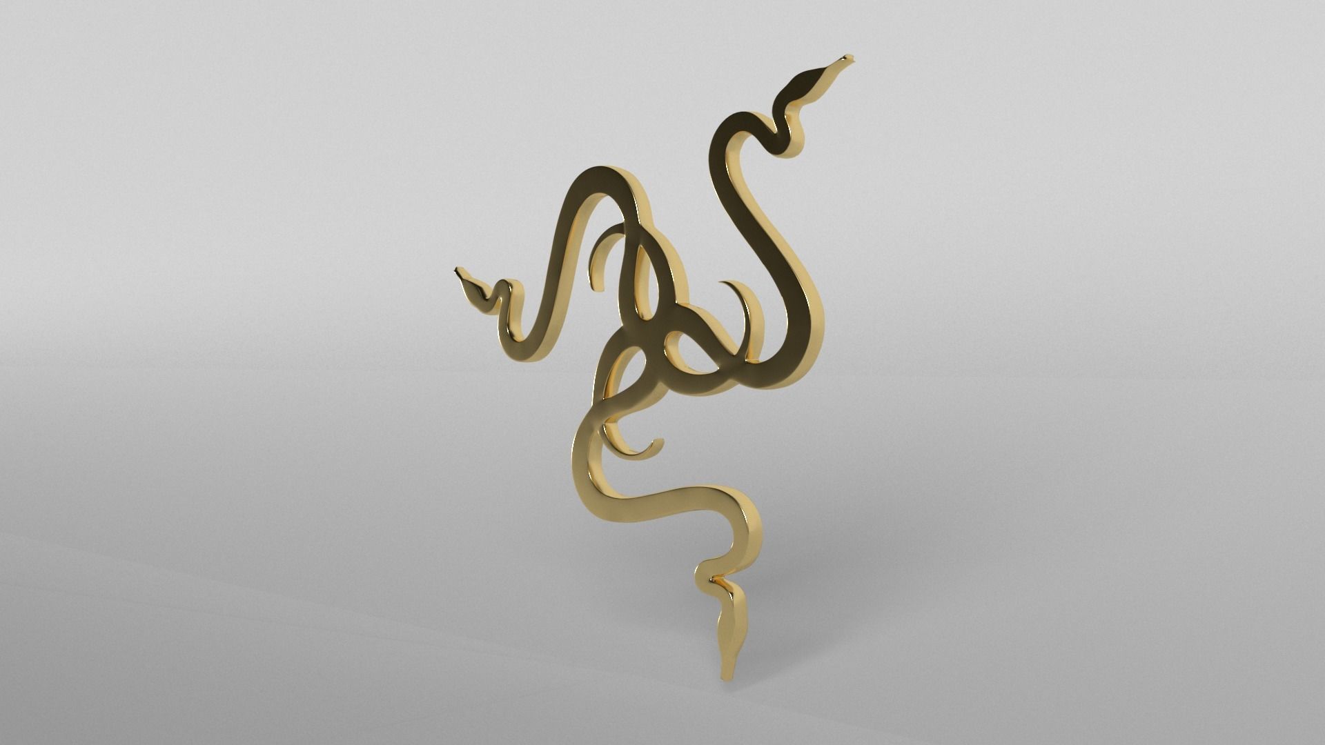 Razer Logo v2 003 Free low-poly 3D model_2